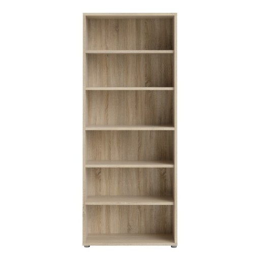 Bibliotecă modulară cu aspect de lemn de stejar 89x222 cm Prima – Tvilum