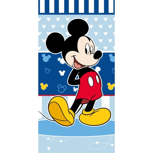 Prosop pentru copii albastru din frotir 70x140 cm Mickey – Jerry Fabrics