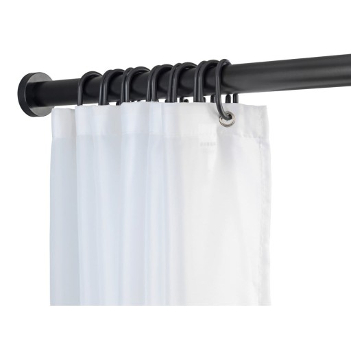 Tijă telescopică pentru baie Wenko Luz, lungime 110-185 cm, negru