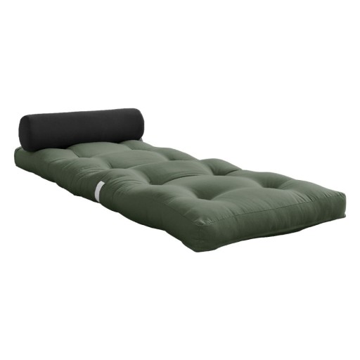 Saltea futon verde/gri 70x200 cm Wrap Olive Green/Dark Grey – Karup Design