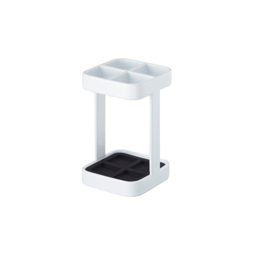Suport periuțe de dinți YAMAZAKI Tower Slim, alb