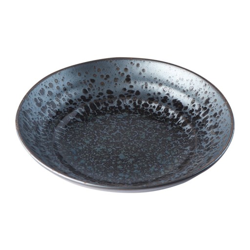 Bol servire din ceramică MIJ Pearl, ø 29 cm, gri - negru