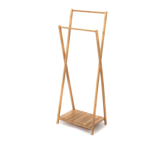 Suport din bambus pentru haine Compactor Range Wood