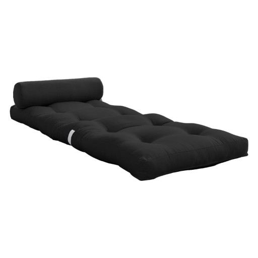 Saltea futon neagră/gri antracit 70x200 cm Wrap Dark Grey – Karup Design