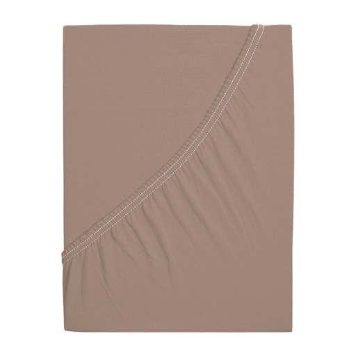 Cearceaf maro cu elastic 160x200 cm – B.E.S.