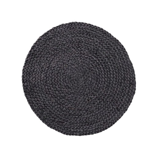 Suport farfurie din iută Södahl Ash ø 35 cm, negru