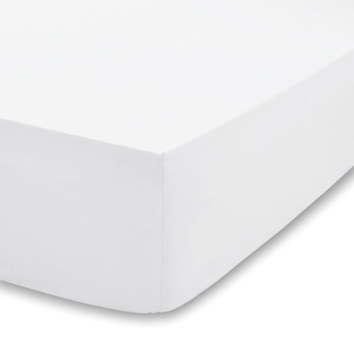 Cearceaf alb din amestec de tencel cu elastic 150x200 cm – Bianca
