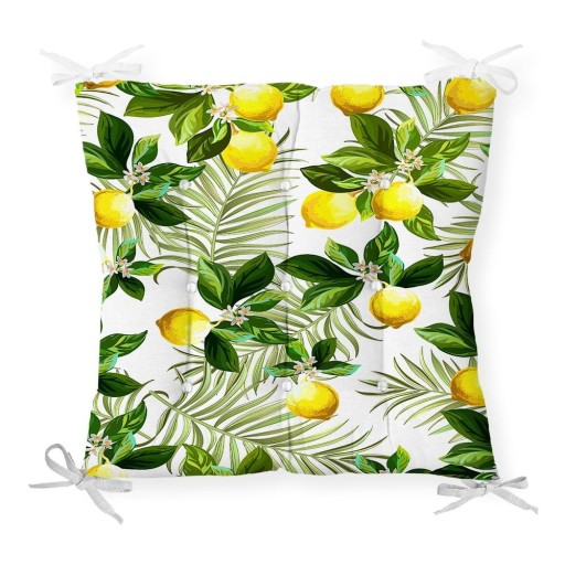 Pernă pentru scaun cu amestec de bumbac Minimalist Cushion Covers Lemon Tree, 40 x 40 cm