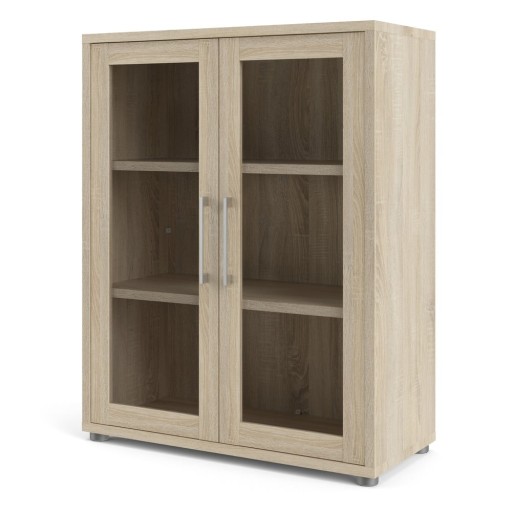 Bibliotecă modulară cu aspect de lemn de stejar 89x113 cm Prima – Tvilum
