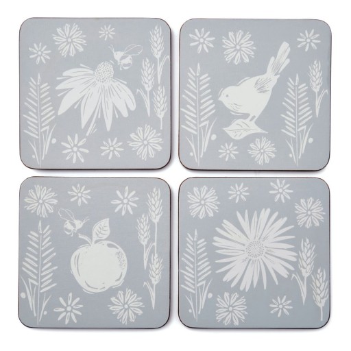 Coasters albastru-deschis 4 buc. din plută Homestead – Cooksmart ®