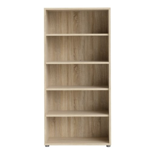 Bibliotecă modulară cu aspect de lemn de stejar 89x189 cm Prima – Tvilum