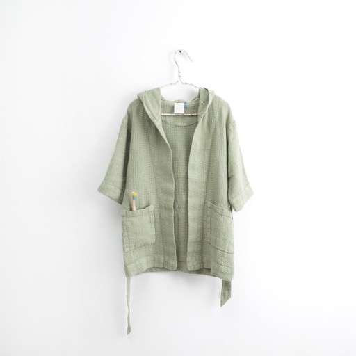 Halat din in pentru copii Linen Tales Nature, măr. 104 - 116, verde