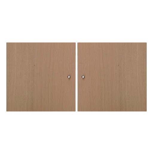 Ușă cu aspect de stejar pentru sistemul de rafturi modulare 2 buc 32x33 cm Mistral Kubus - Hammel Furniture