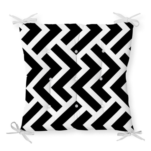 Pernă pentru scaun cu amestec de bumbac Minimalist Cushion Covers Scribble, 40 x 40 cm