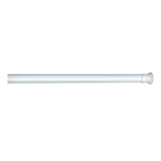 Bară/tijă telescopică pentru perdeaua de duș Wenko Shower Curtain Rod, alb