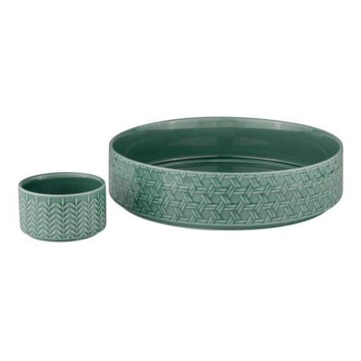 Boluri turcoaz 2 buc. din porțelan ø 30 cm Heath Jade – Ladelle