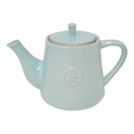 Ceainic din gresie ceramică Costa Nova, 1,07 l, turcoaz