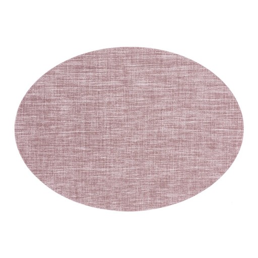 Suport pentru farfurie Tiseco Home Studio Oval, 46 x 33 cm, roz mov