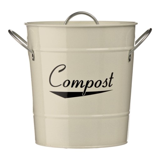 Recipient pentru deșeuri compostabile crem – Premier Housewares