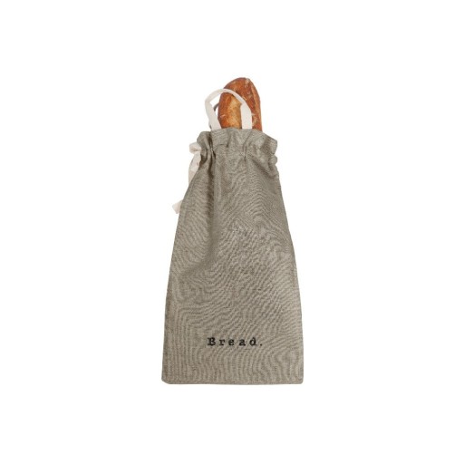 Săculeț textil pentru pâine Really Nice Things Bag Grey, înălțime 42 cm