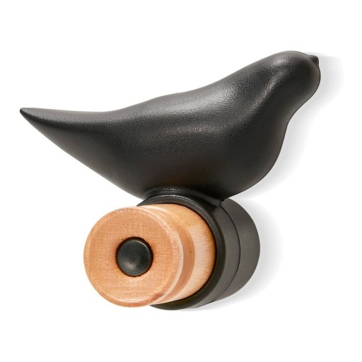 Cârlig de perete Bonami Essentials Bird, negru