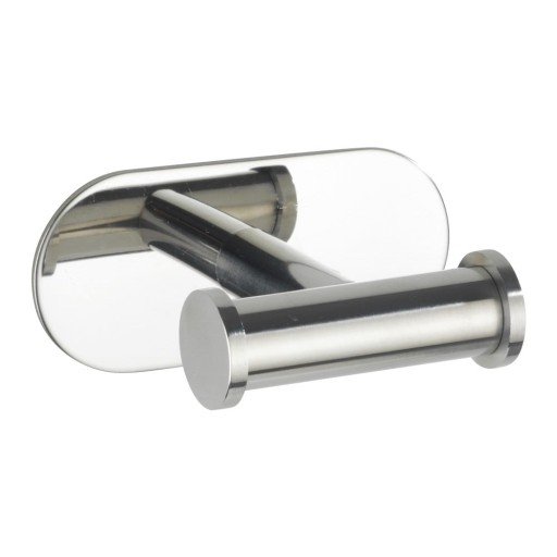 Cârlig dublu de perete, oțel inoxidabil Wenko Turbo-Loc® Orea
