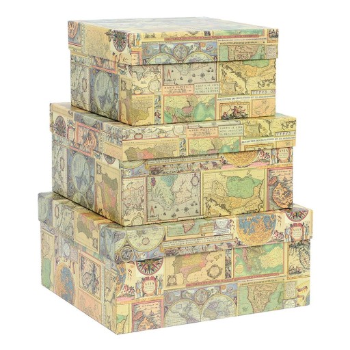 Cutii de cadouri 3 buc. Maps – Kartos