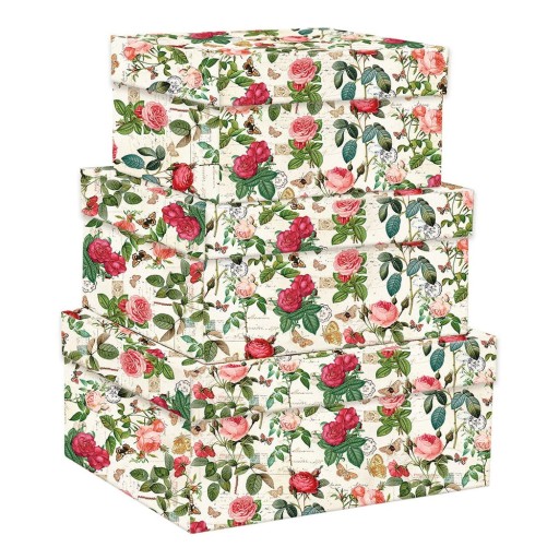 Cutii de cadouri 3 buc. Vintage Roses – Kartos