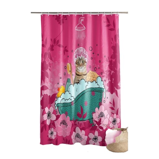Perdea de duș 180x200 cm Chatibulle – douceur d'intérieur