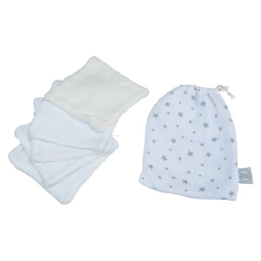 Prosopele de spălat pe corp 5 buc. din muselină – Bébé Douceur