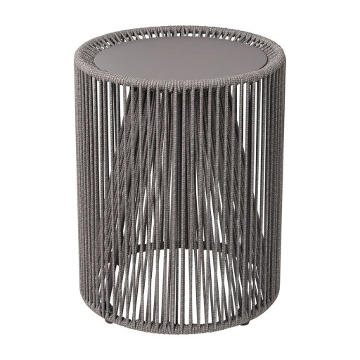 Masă auxiliară de grădină rotundă din metal ø 34 cm Rope – Blomus