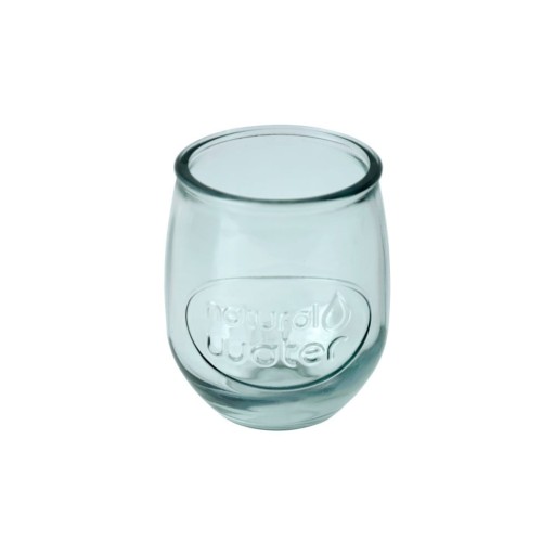 Pahar din sticlă reciclată Ego Dekor Water, 400 ml, albastru deschis