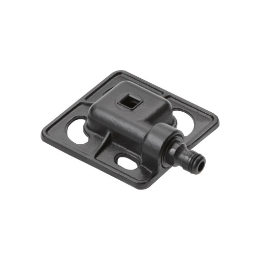 Aspersor staționar pătrat din aluminiu Fiskars, negru