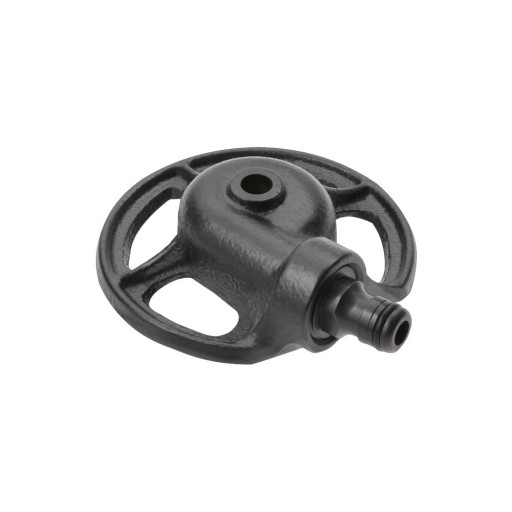 Aspersor circular staționar metalic Fiskars, negru