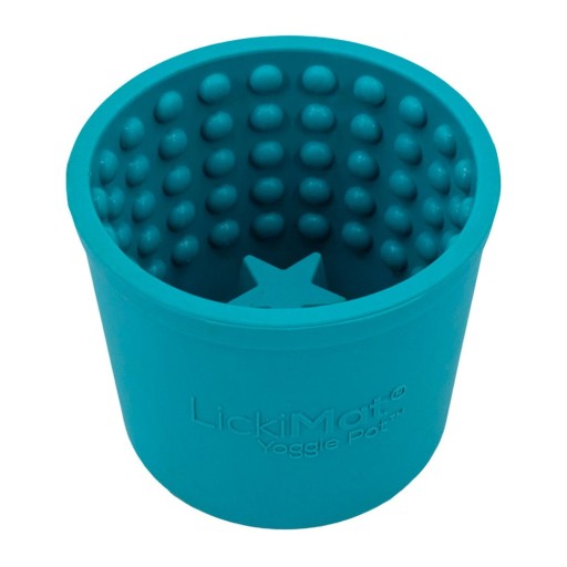 Bol pentru lins Yoggie Pot Turquoise – LickiMat