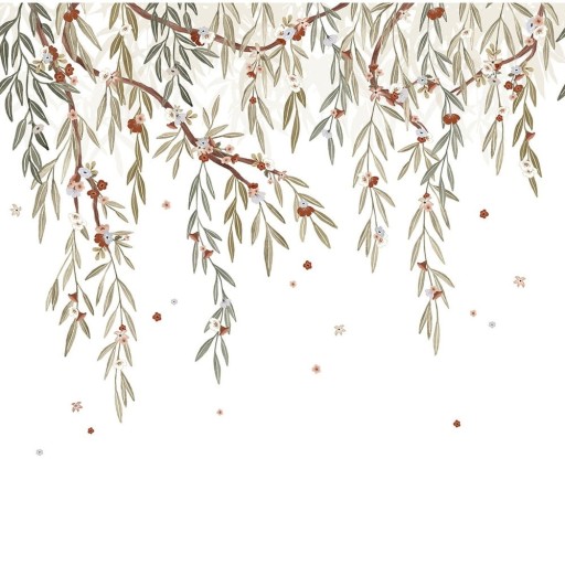 Tapet pentru copii 200 cm x 248 cm Eucalyptus Blooming – Lilipinso