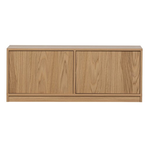 Comodă TV modulară cu aspect de lemn de stejar 110x44 cm Modulair – vtwonen