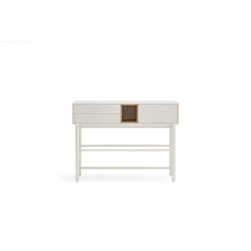 Masă consolă albă 35x120 cm Corvo – Teulat