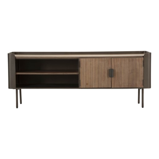 Comodă TV maro din lemn de brad 150x58 cm Toronto – Mauro Ferretti