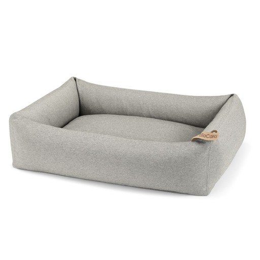 Pat gri deschis pentru câini 93x120 cm Mare Sand L – MiaCara
