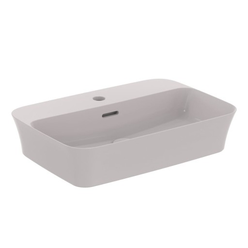 Chiuvetă gri deschis din ceramică 55x38 cm Ipalyss – Ideal Standard