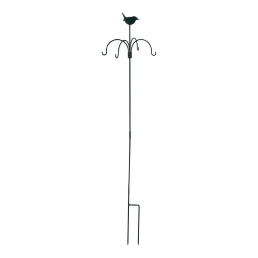 Suport pentru hrănitoare păsări Esschert Design, înălțime 148 cm, verde închis