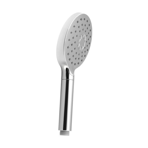 Cap de duș argintiu lucios din plastic ø 12 cm – Sapho