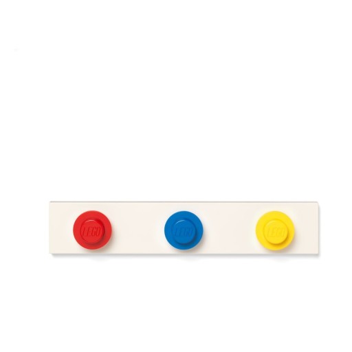 Cuier de perete LEGO®, roșu-albastru-galben
