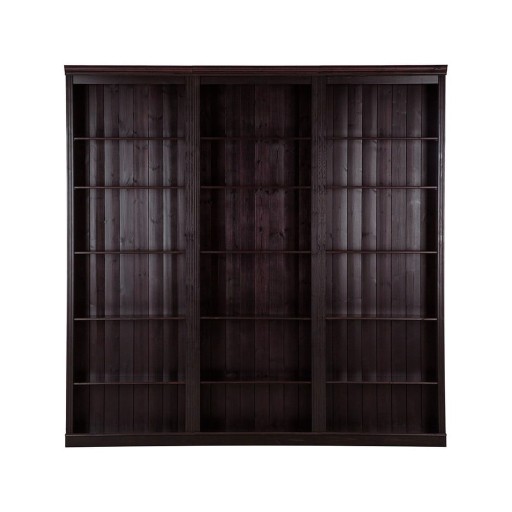Bibliotecă maro din lemn de pin 222x223 cm Anita – Støraa