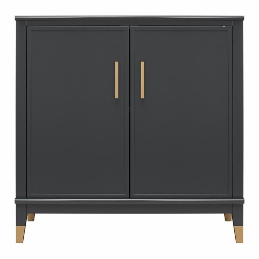 Dulap negru 84x84 cm Westerleigh – CosmoLiving by Cosmopolitan