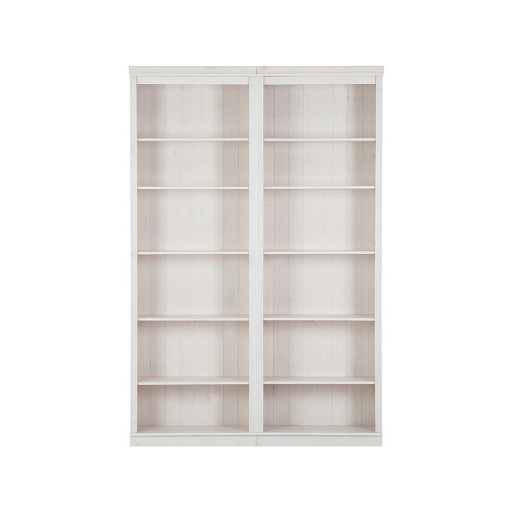 Bibliotecă albă din lemn de pin 148x223 cm Anita – Støraa