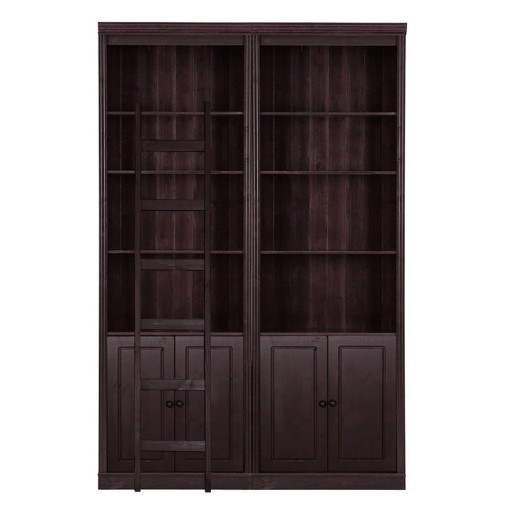 Bibliotecă maro din lemn de pin 148x223 cm Anita – Støraa