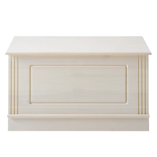 Cufăr alb din lemn de pin 80x45 cm Anita – Støraa
