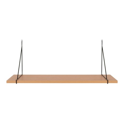 Raft în culoare naturală cu aspect de lemn de frasin 80 cm Chiba – House Nordic